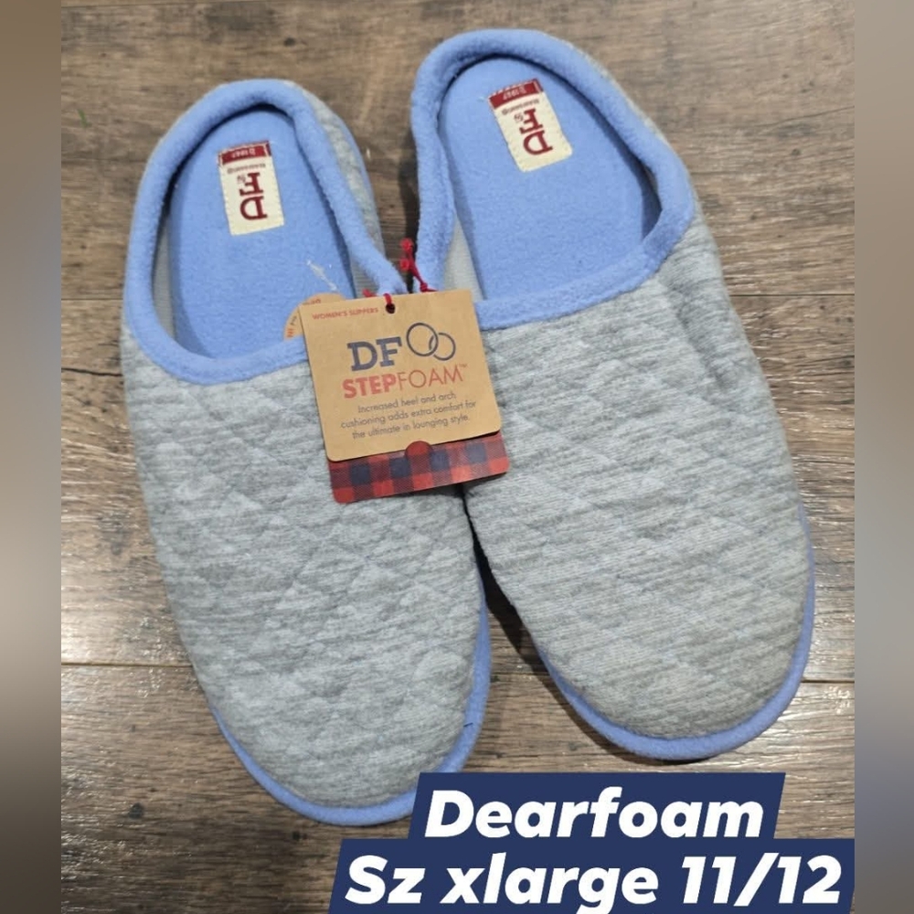🔥 New Dearfoam womens slippers sz xlarge